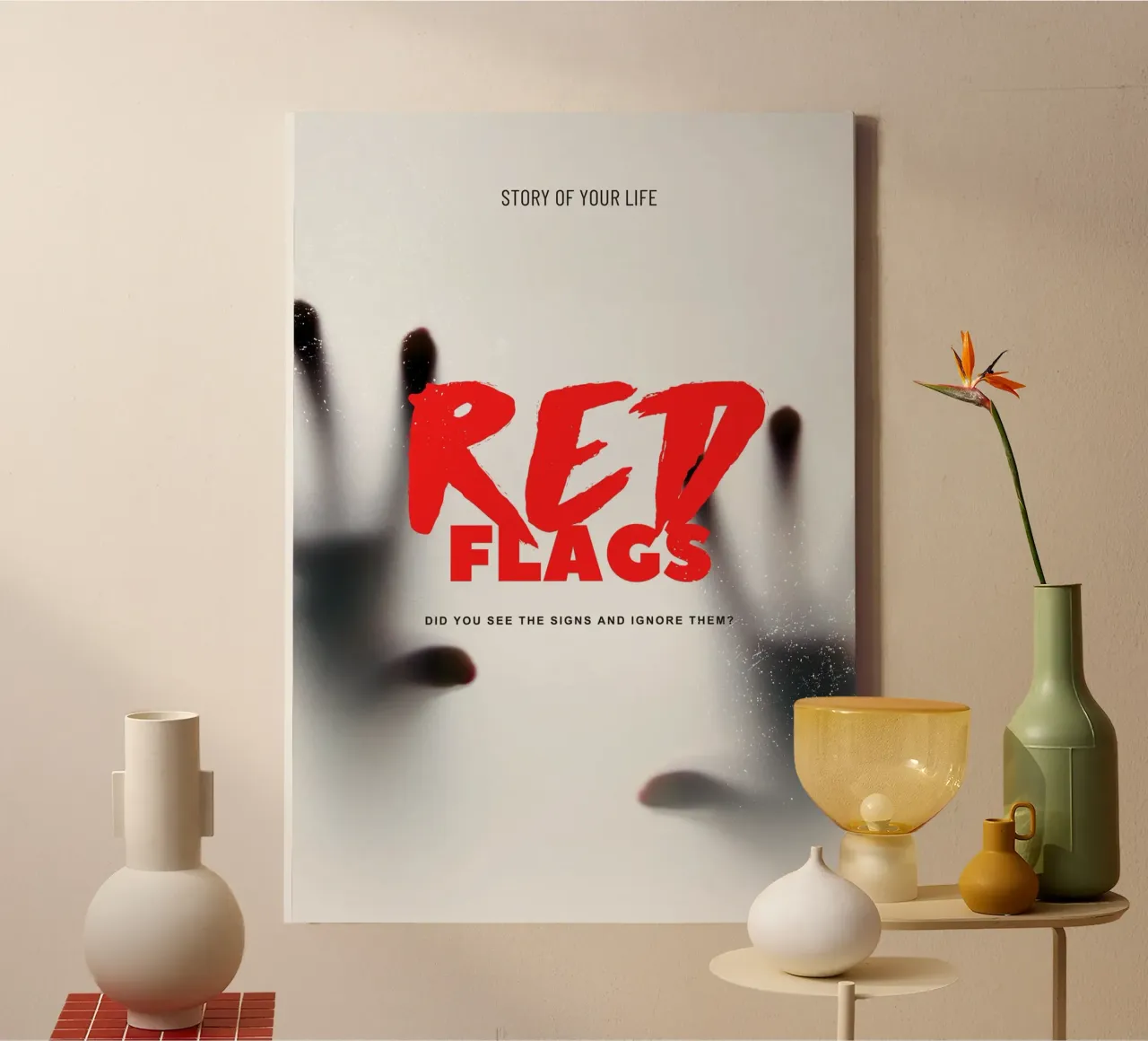 RED FLAGS tela da ARTEVO