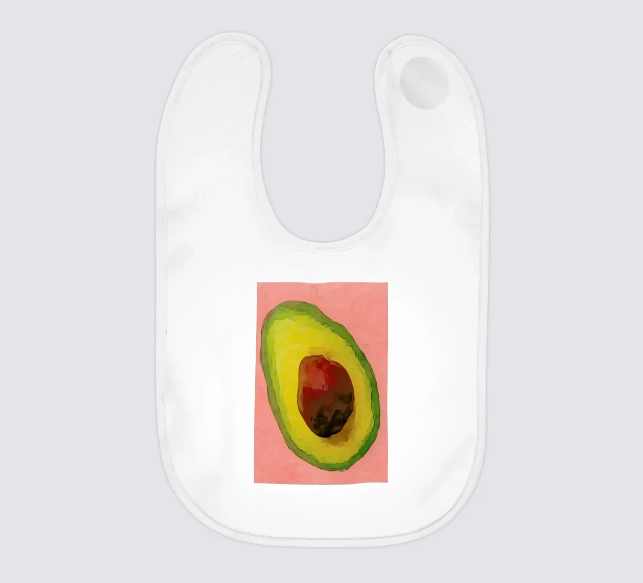 Avocado for Lola bavaglino da Xchange Art Studio
