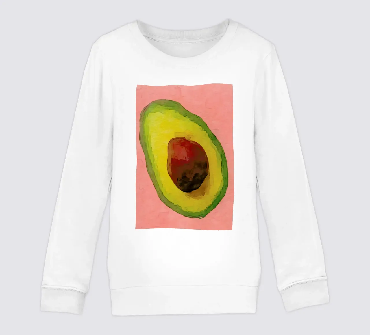 Avocado for Lola felpa bambino da Xchange Art Studio