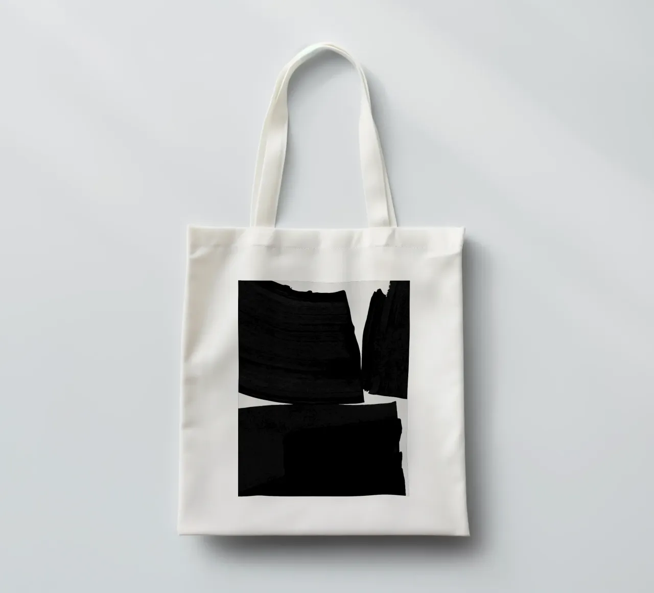 Minimalist Painting Black I tote bag by Orara Studio