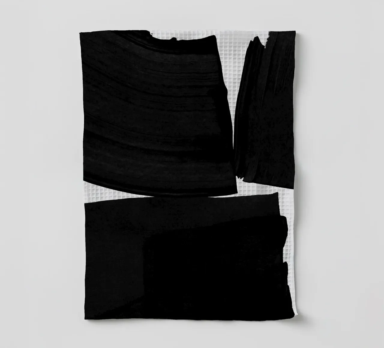 Pittura minimalista Nero I canovaccio da cucina da Orara Studio