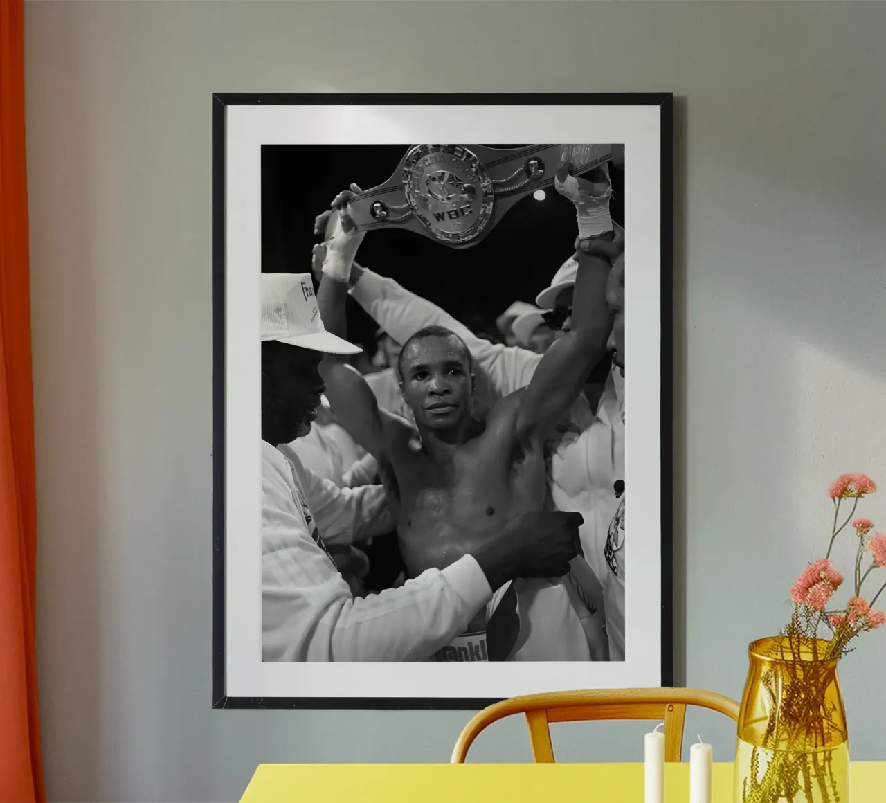 Ray Boxing poster da Black White Poster