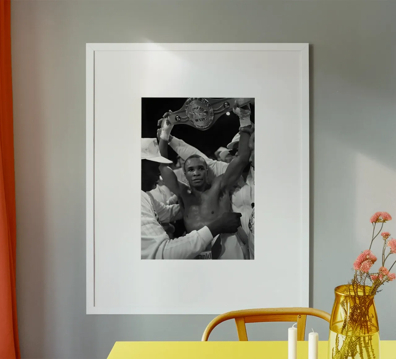 Ray Boxing poster da Black White Poster