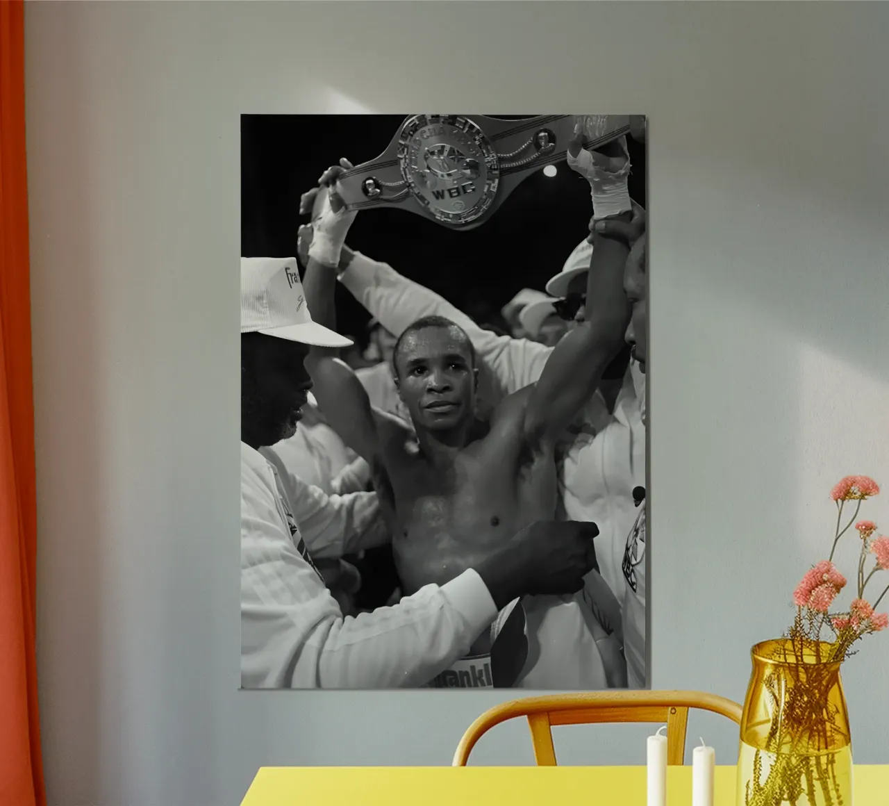 Ray Boxing poster da Black White Poster