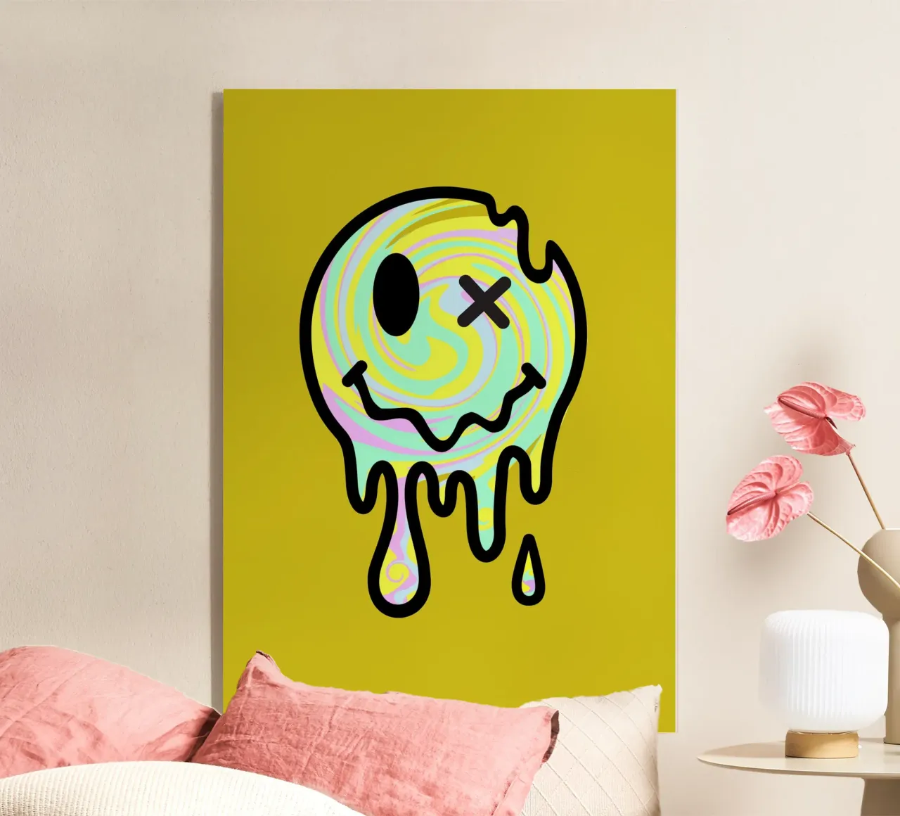 DRIPPING SMILEY plexiglass da ARTEVO