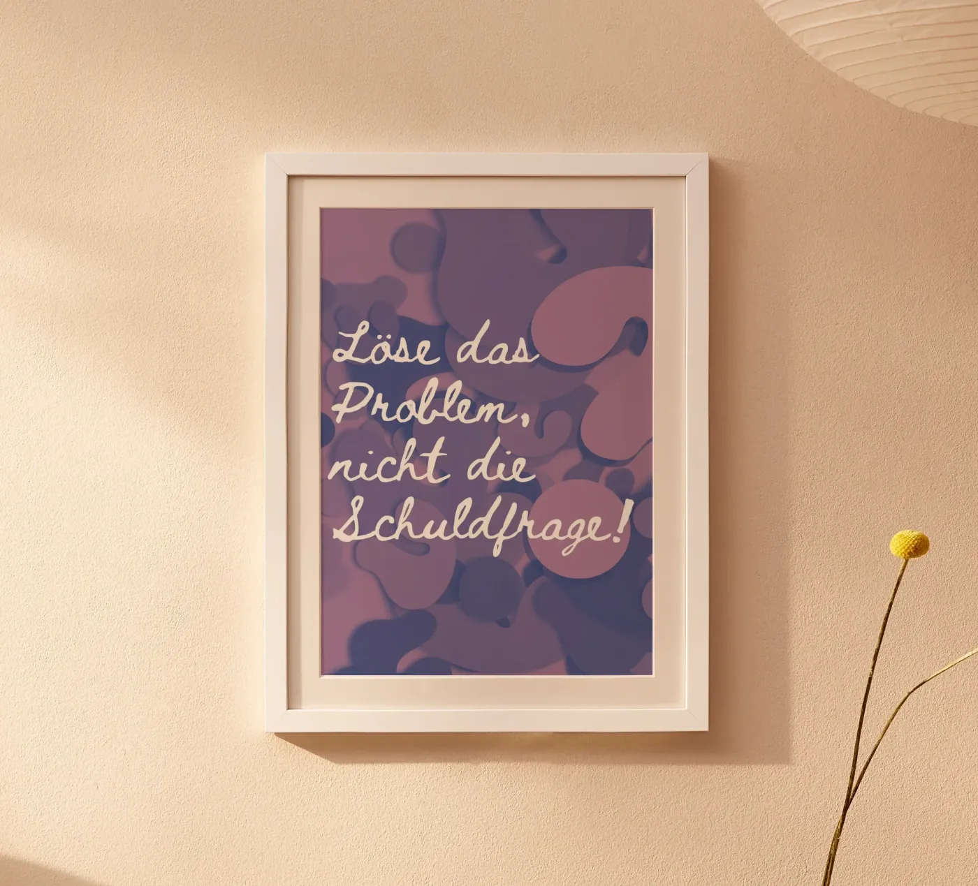 LÖSE DAS PROBLEM poster by ARTEVO