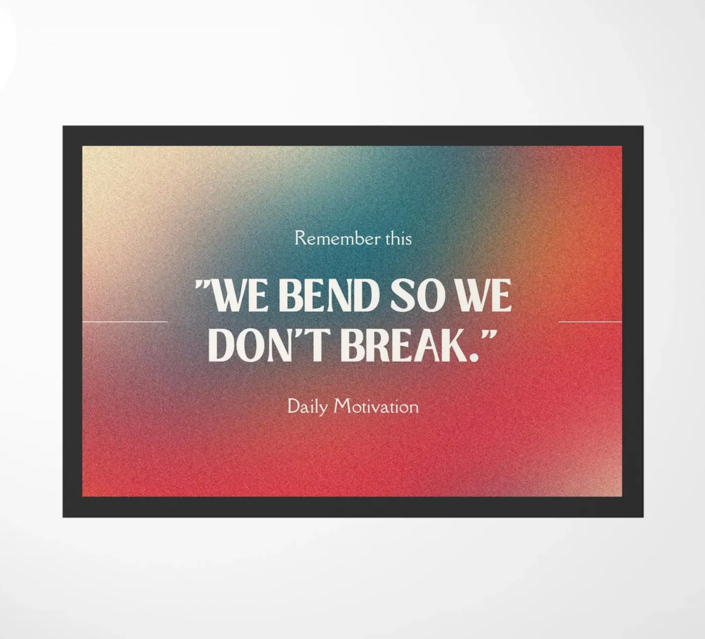 WE BEND deurmat van ARTEVO