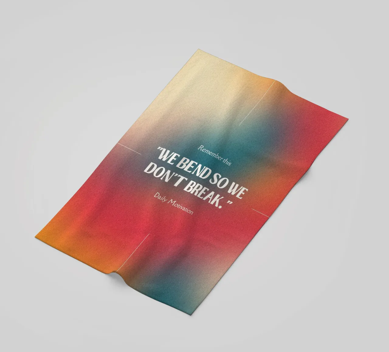 WE BEND telo mare da ARTEVO