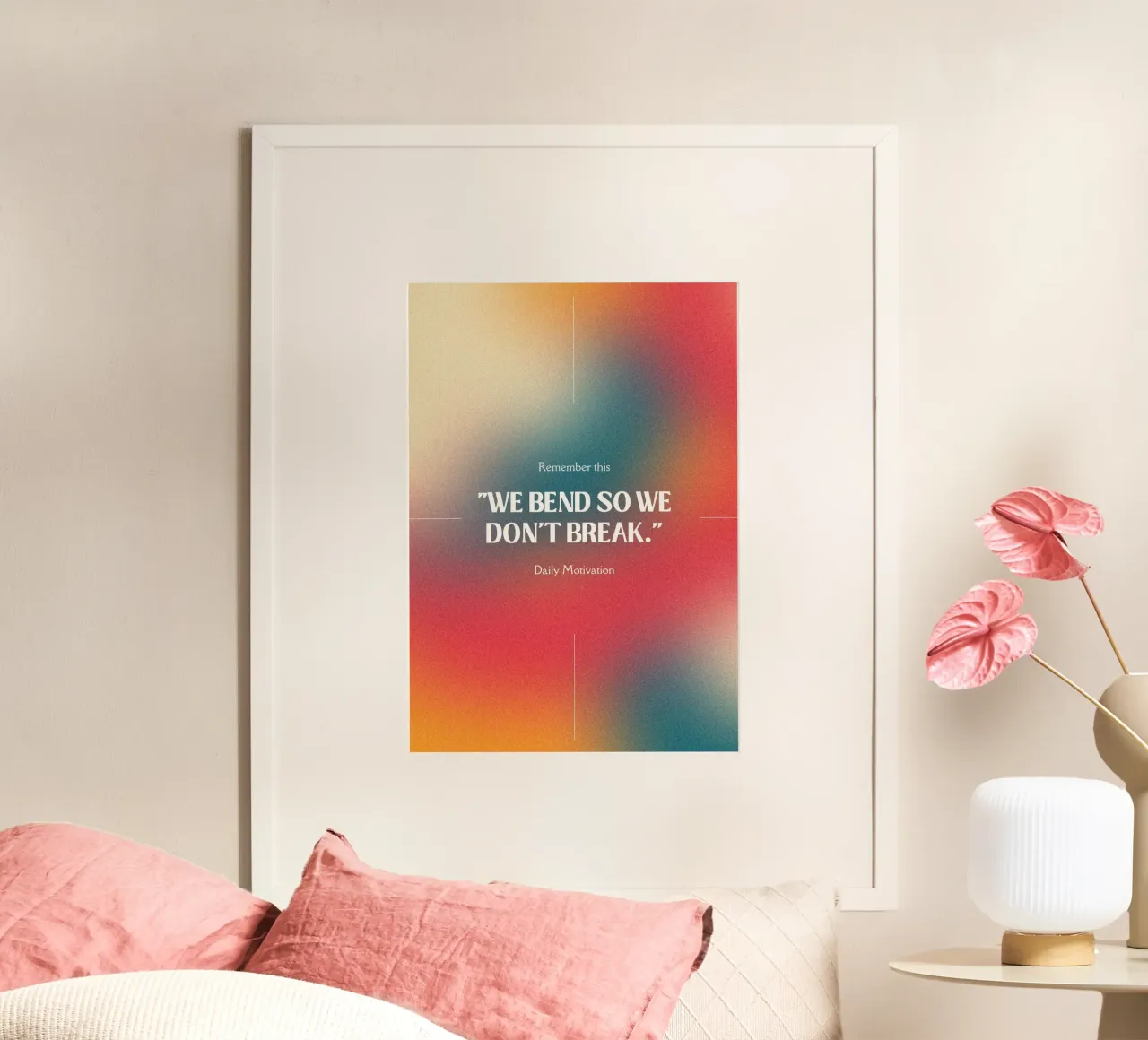 WE BEND poster by ARTEVO