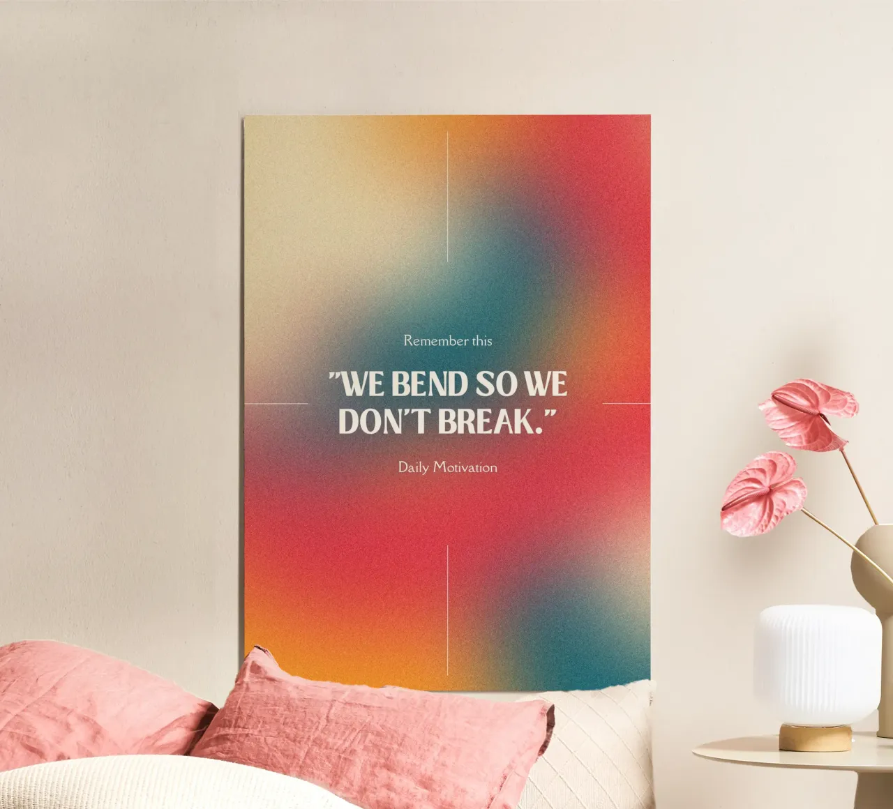 WE BEND poster by ARTEVO
