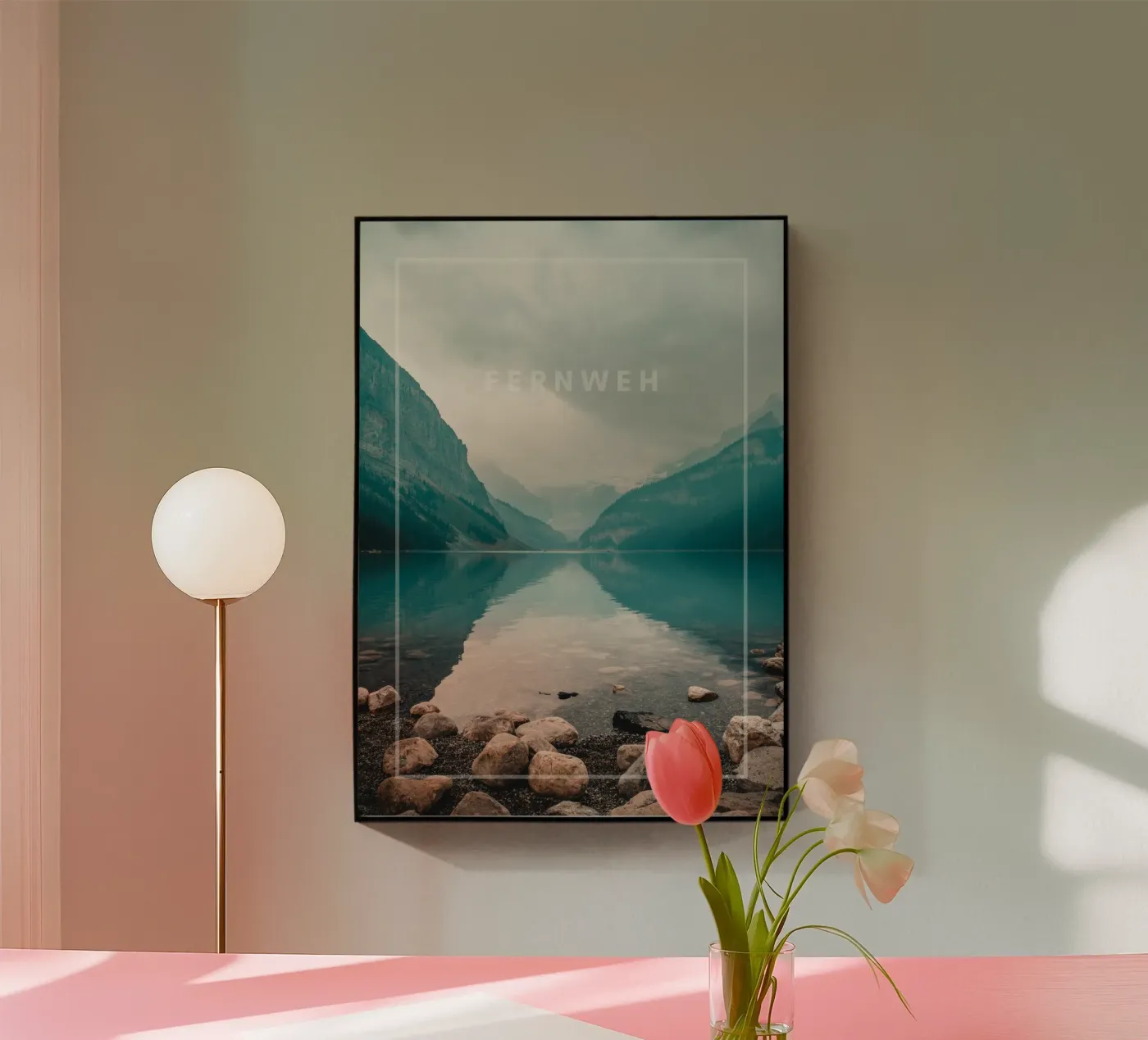FERNWEH plexiglas de ARTEVO