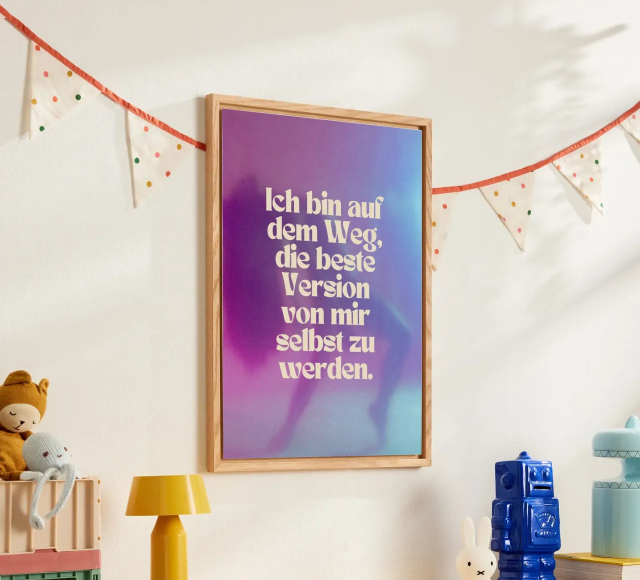 MEINE BESTE VERSION acrylic glass by ARTEVO