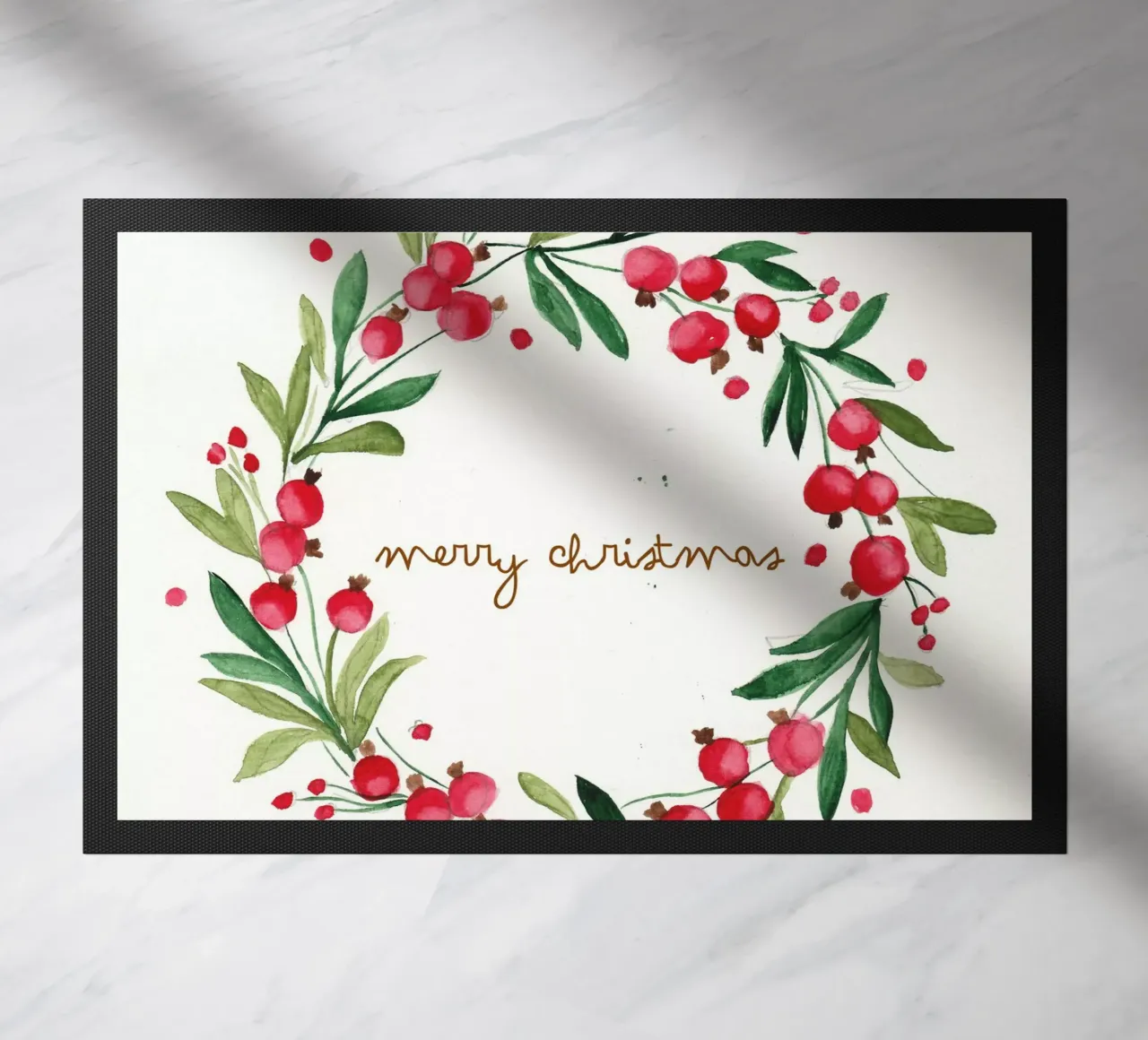 merry christmas circle zerbino da Nathys_illustration
