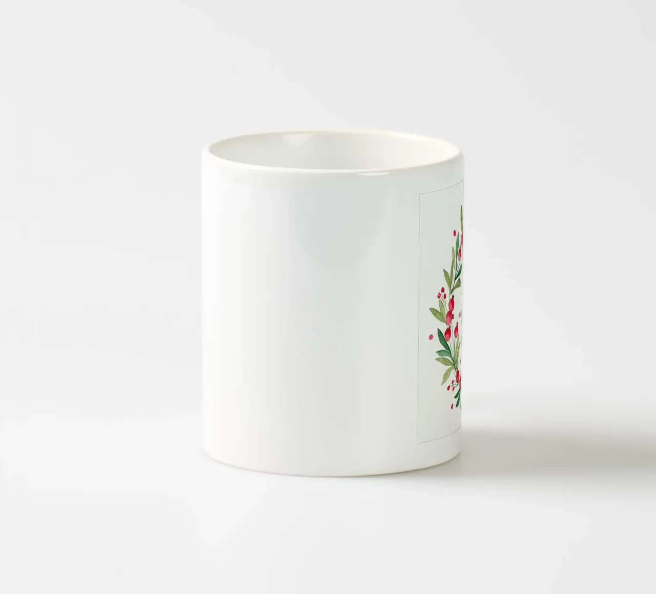 merry christmas circle tazza in ceramica da Nathys_illustration