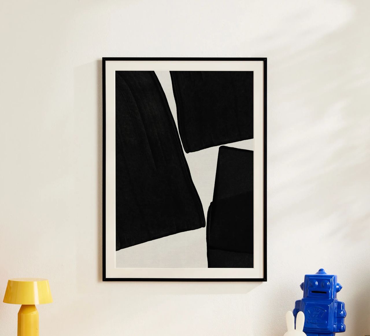 Minimalistische Malerei Schwarz III Poster von Orara Studio