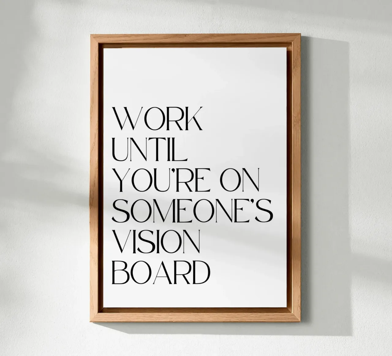 Work Until forex plate by QuoteFrame