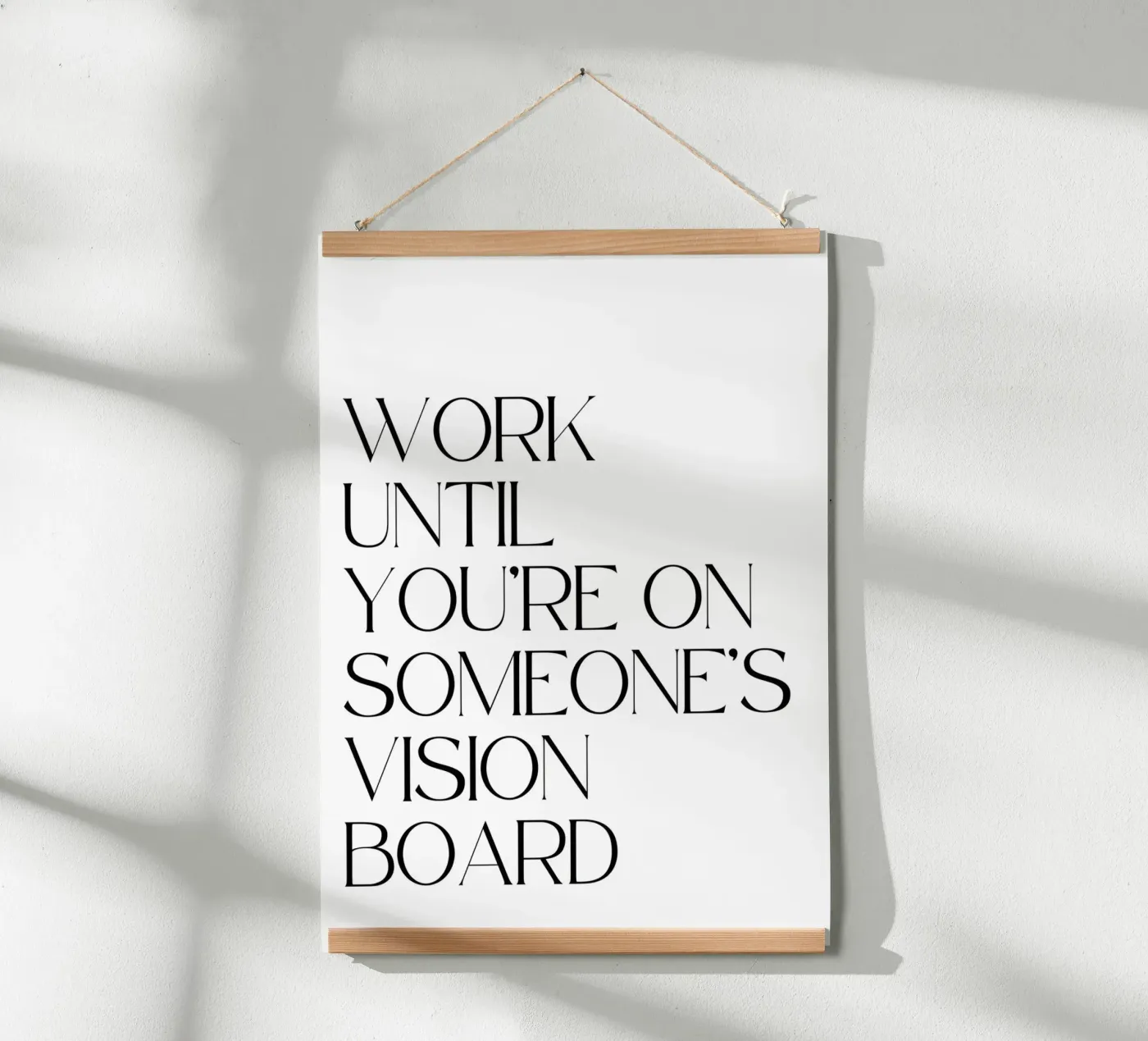 Work Until poster de QuoteFrame