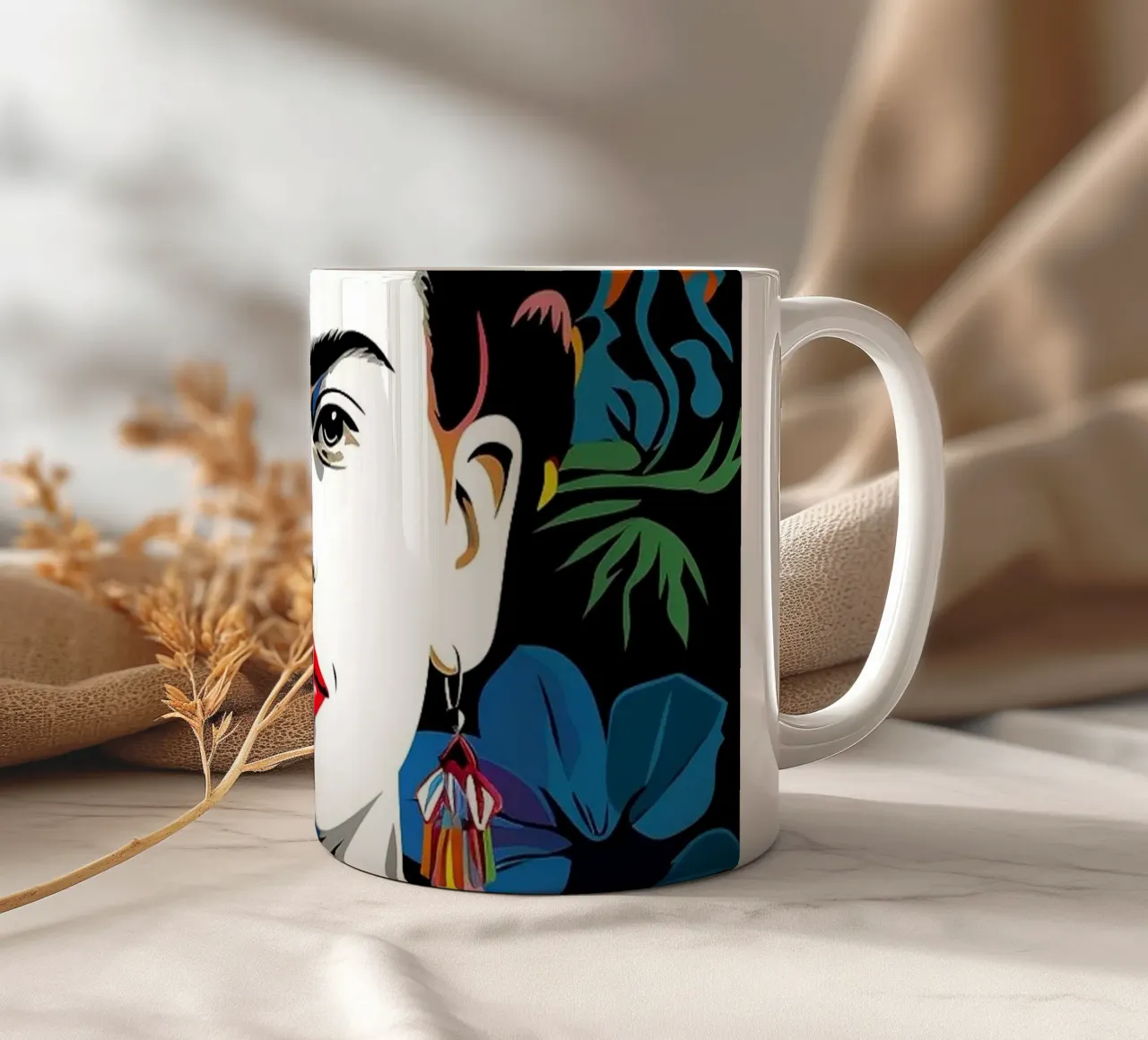 Frida unplugged tazza in ceramica da Ella Barga