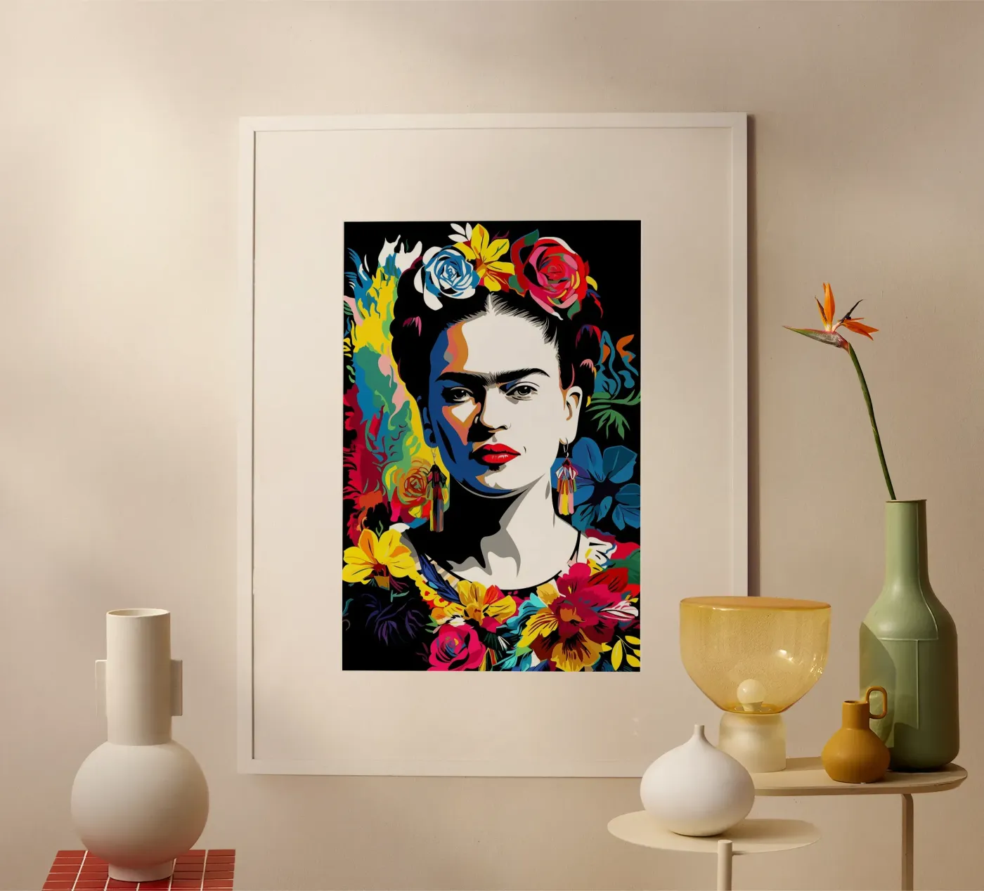 Frida unplugged poster da Ella Barga