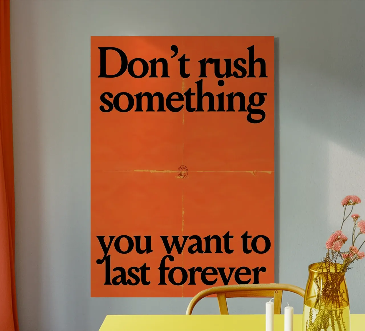Don't Rush plexiglass da QuoteFrame