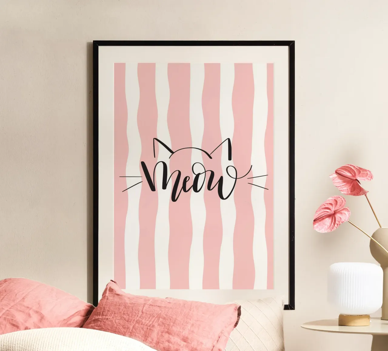 Meow poster da Yaso Design Quotes