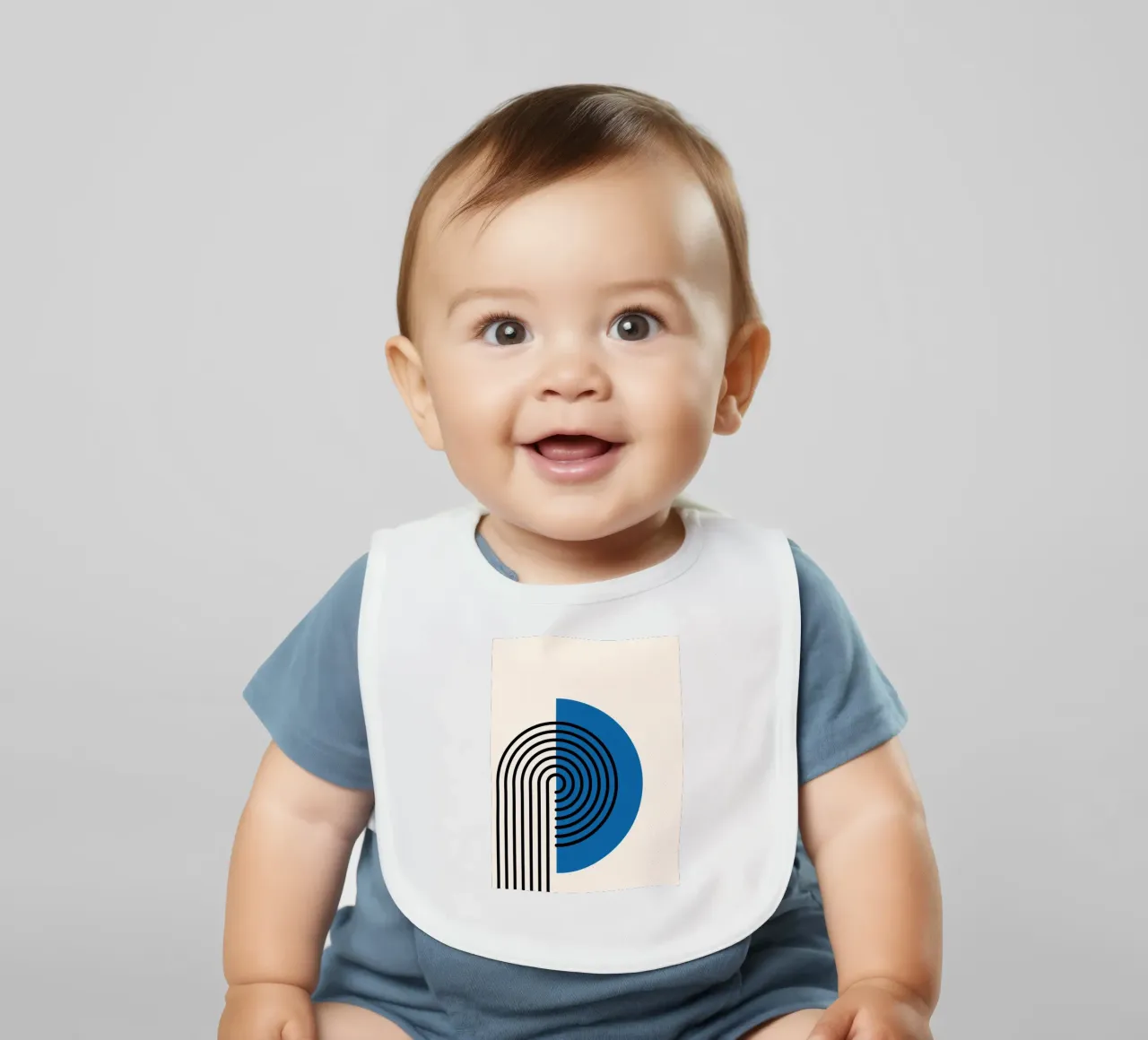 Retro Geometric Lines bavaglino da Cozy Vibes