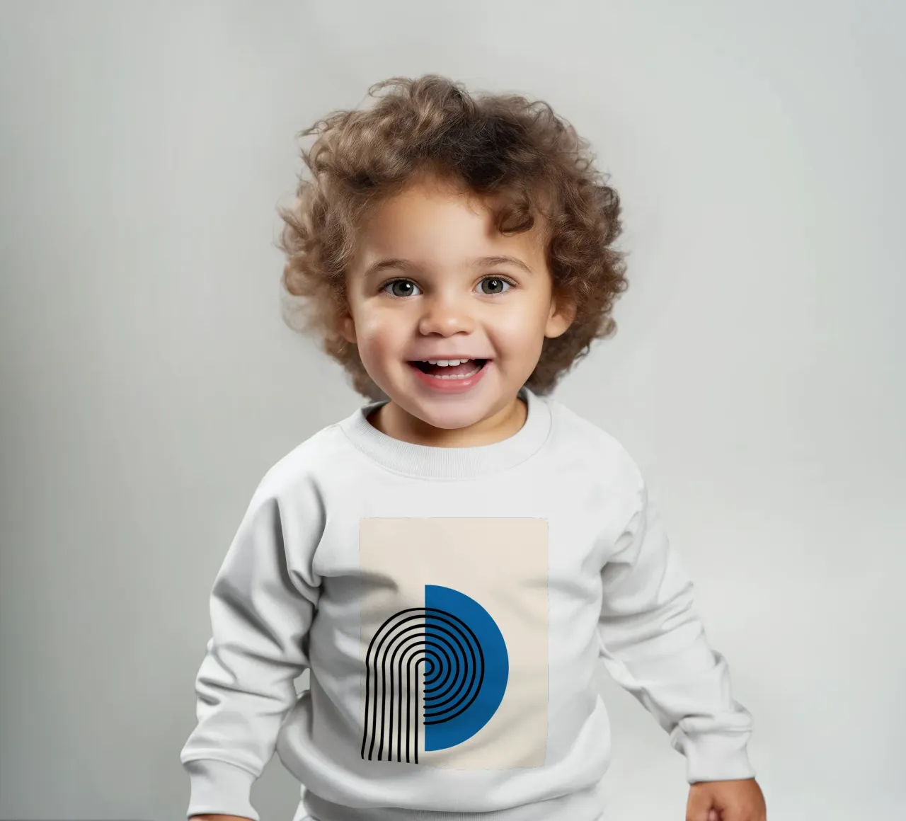 Retro Geometric Lines felpa neonato da Cozy Vibes