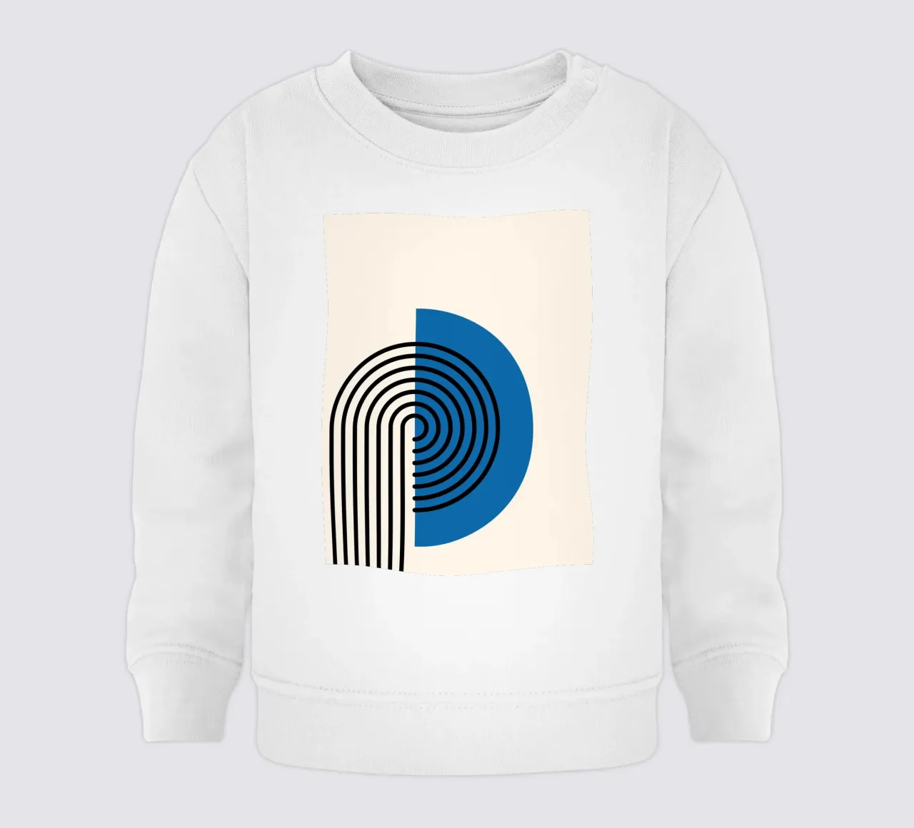 Retro Geometric Lines felpa neonato da Cozy Vibes
