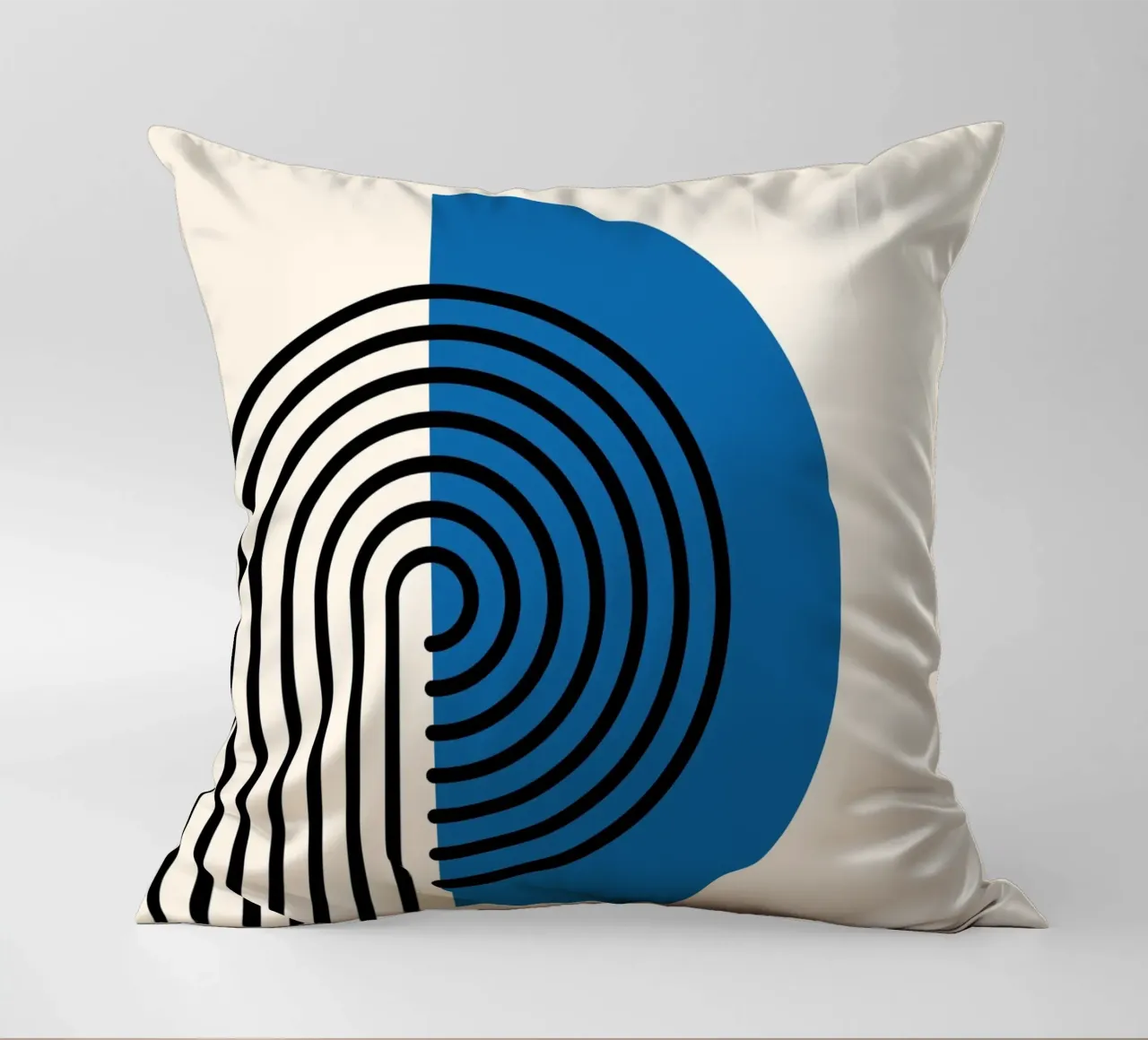 Retro Geometric Lines cuscino da Cozy Vibes