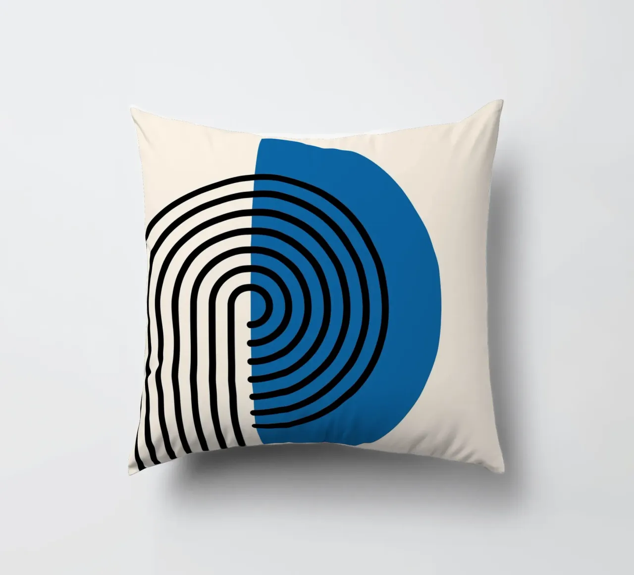 Retro Geometric Lines cuscino da Cozy Vibes
