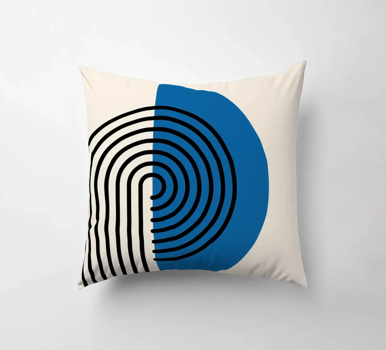 Retro Geometric Lines cuscino da Cozy Vibes