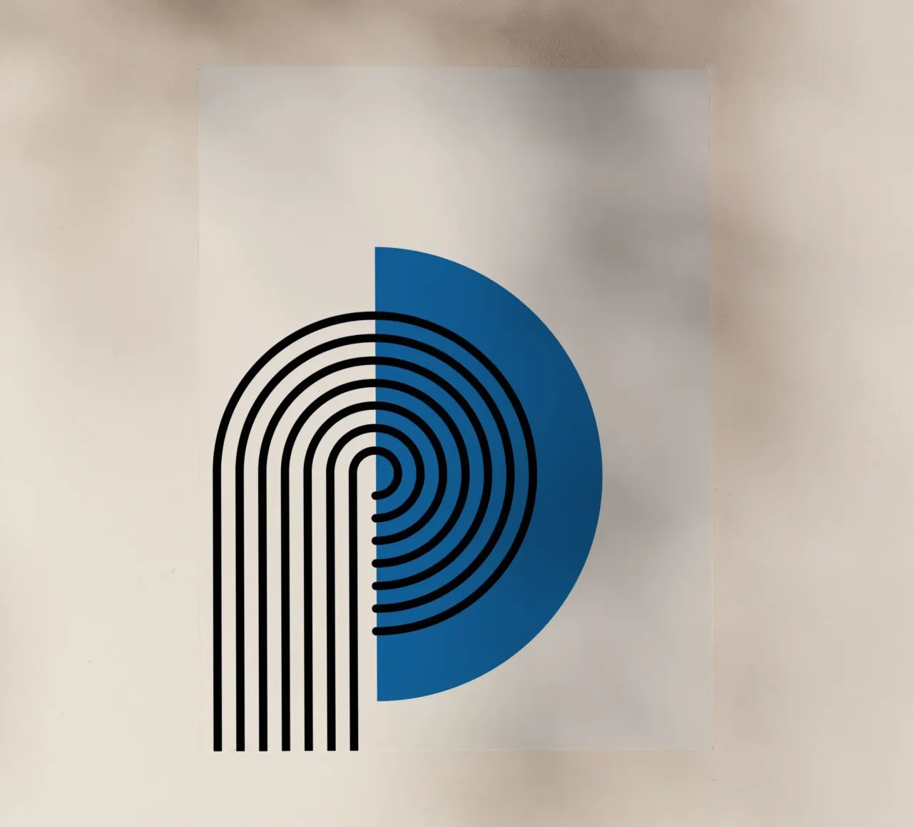 Retro Geometric Lines pellicola backlit da Cozy Vibes