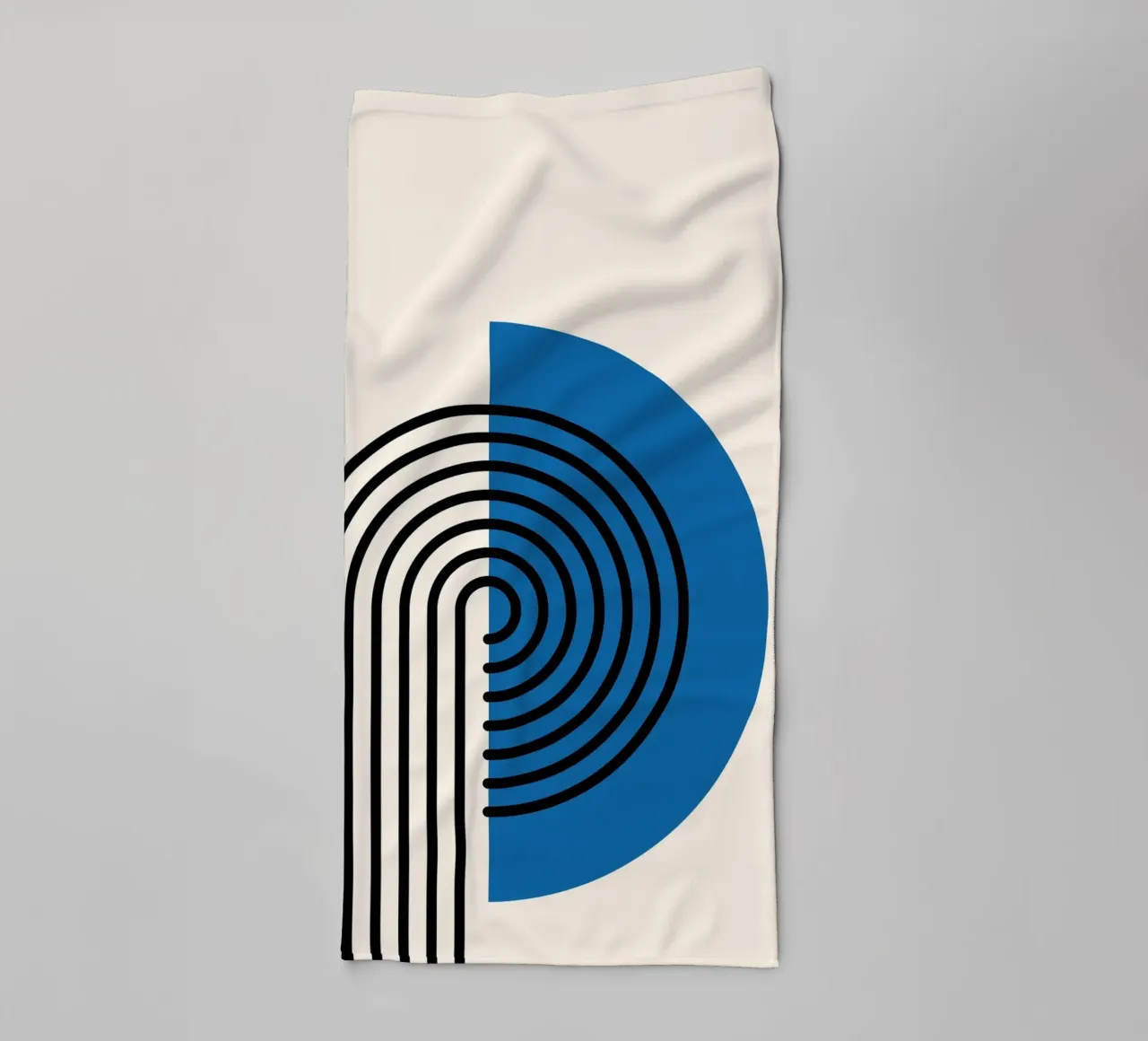 Retro Geometric Lines asciugamano da bagno da Cozy Vibes