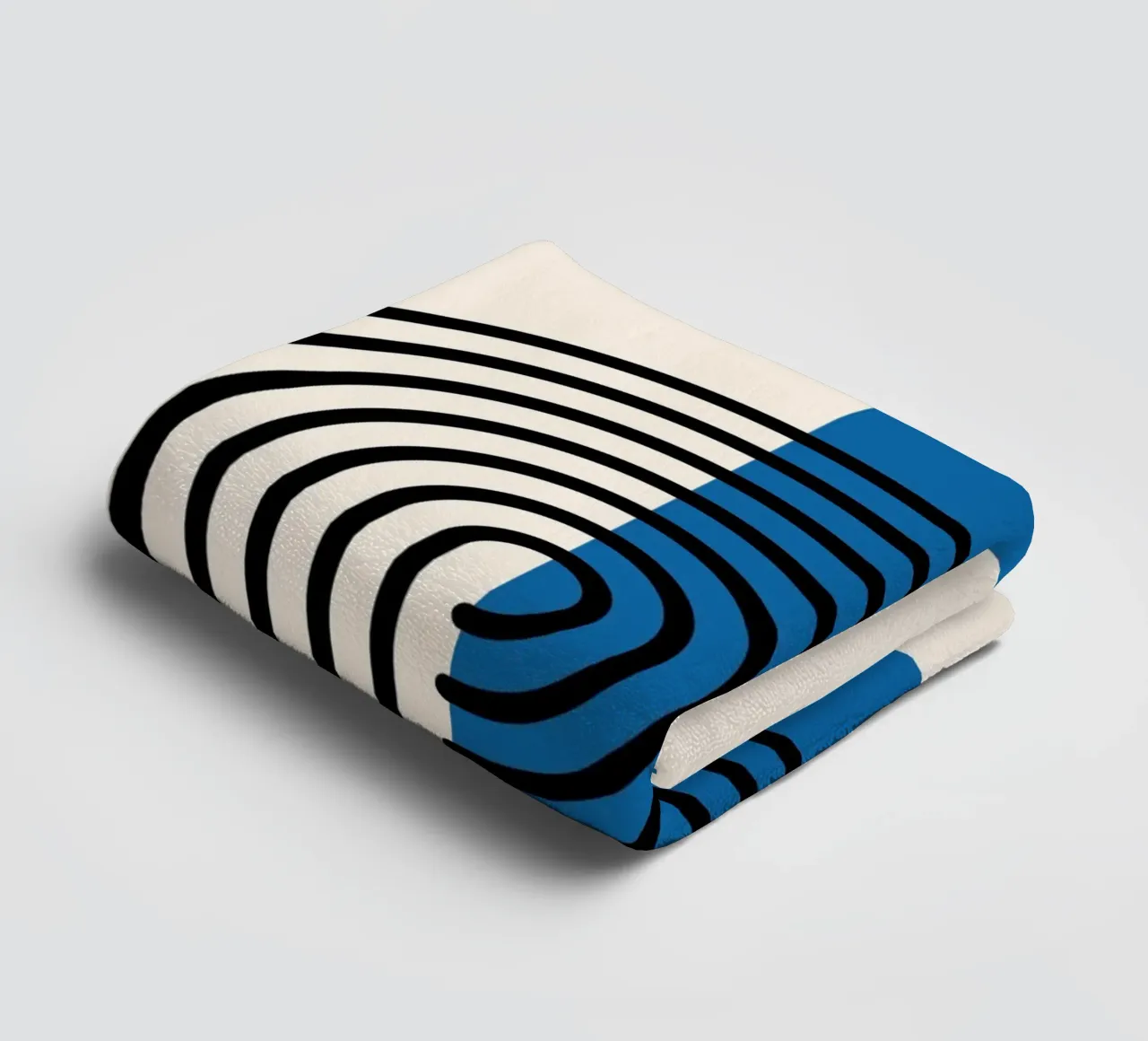 Retro Geometric Lines asciugamano da bagno da Cozy Vibes