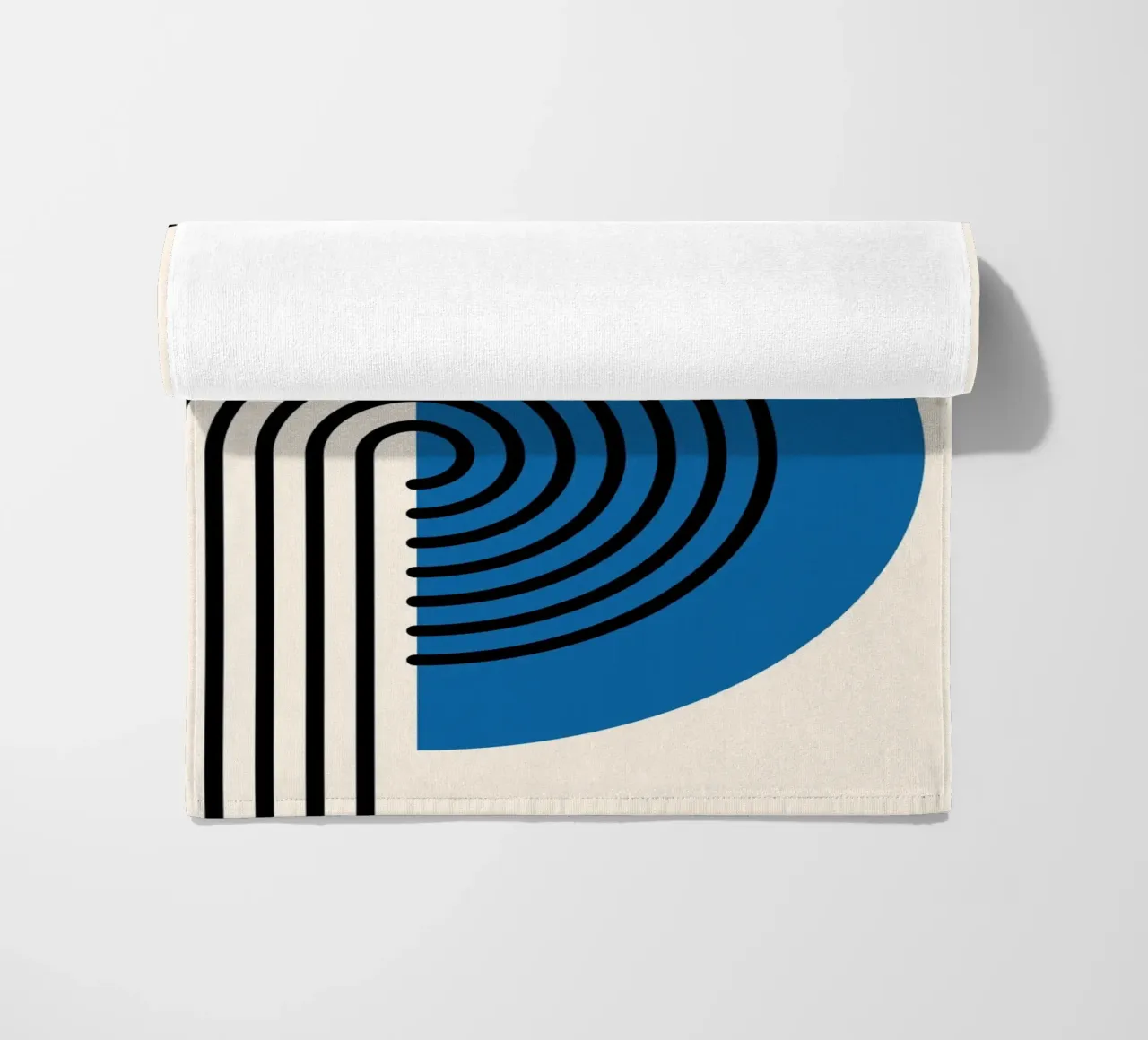 Retro Geometric Lines telo mare da Cozy Vibes