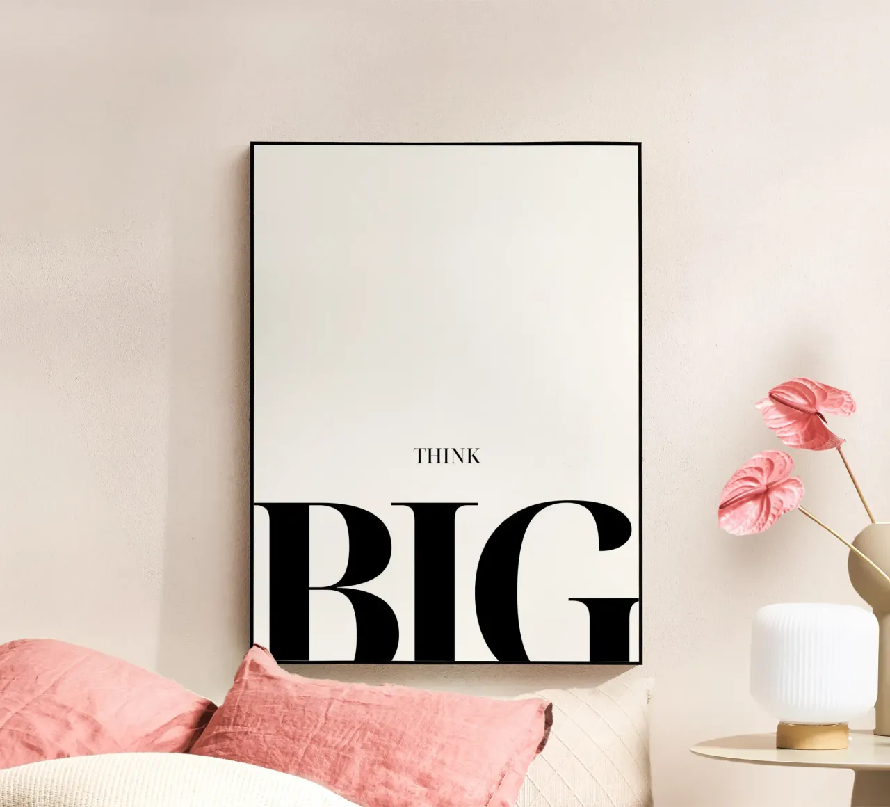 Vetgedrukte typografie acryl van Cozy Vibes