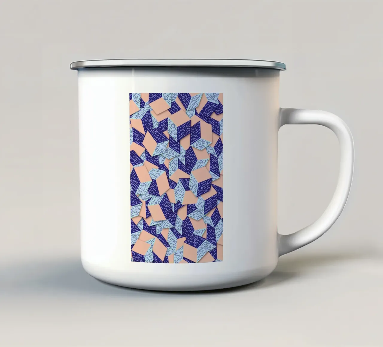 Friend to the Unknown enamel mug by Danny Ivan