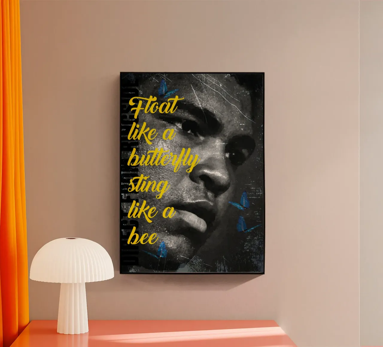 Muhammad Ali acryl van kathrin-krieter