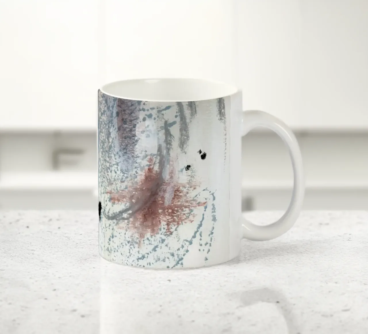 Abstract n. 7 tazza in ceramica da natuure