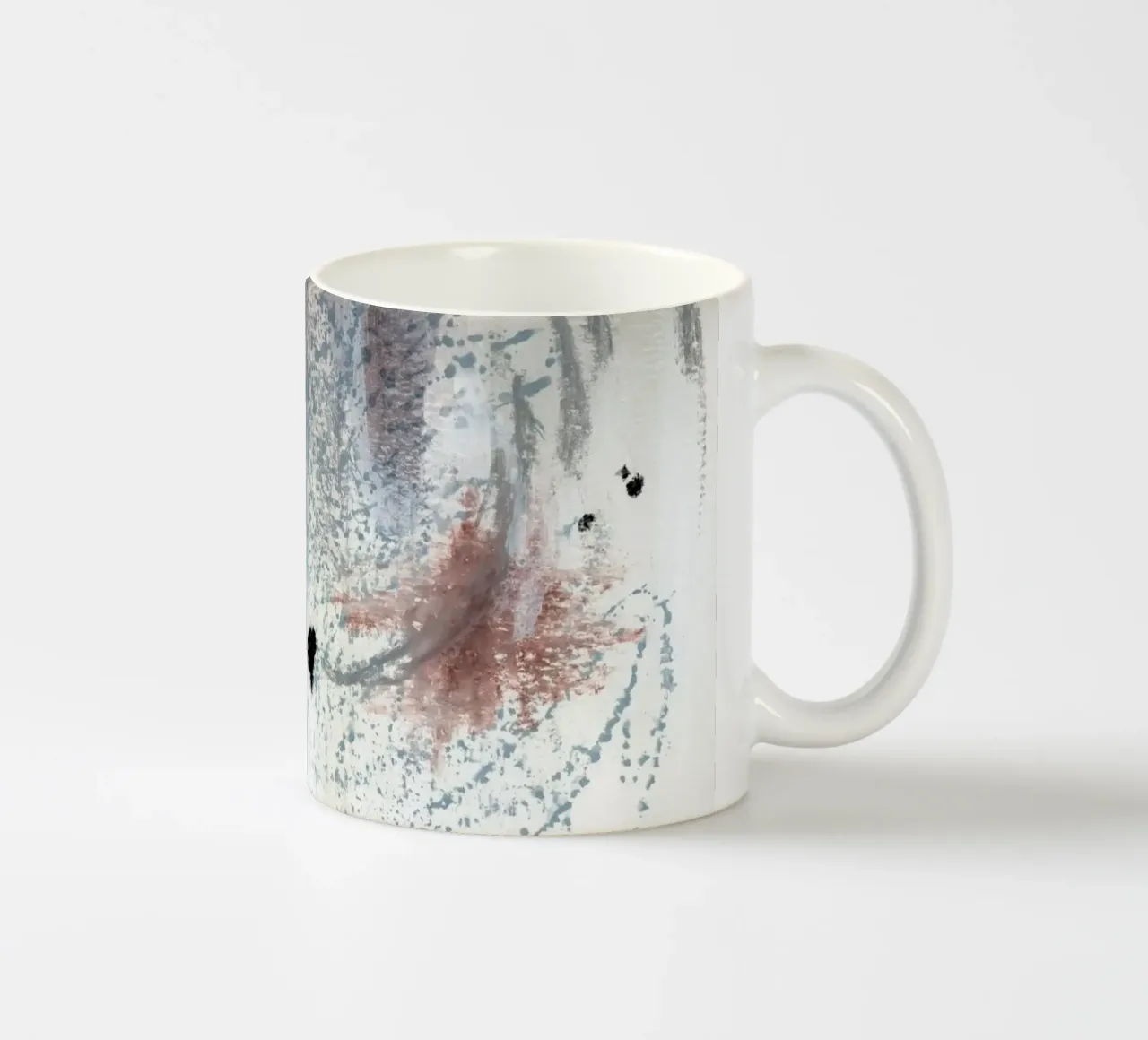 Abstract n. 7 tazza in ceramica da natuure