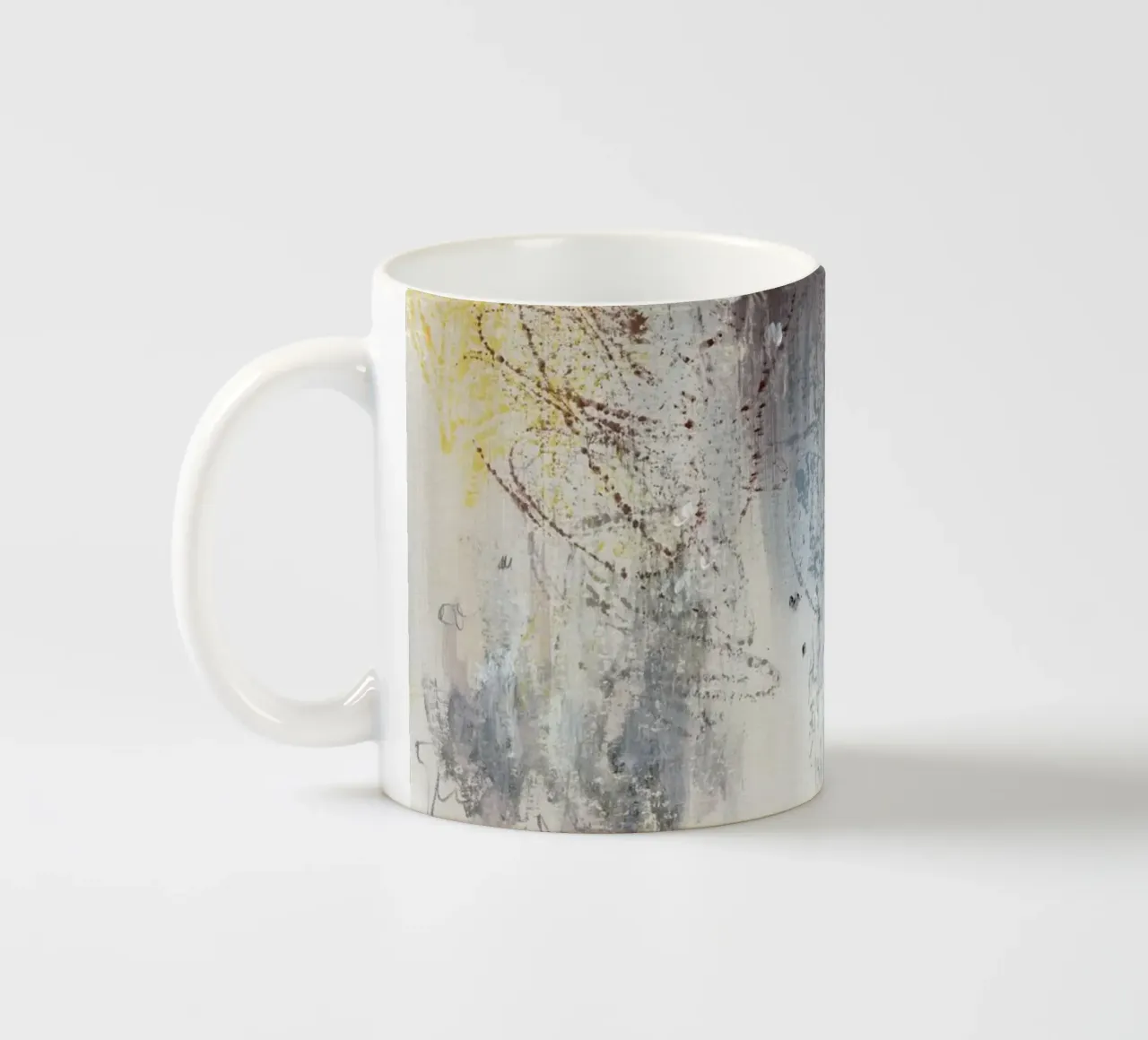 Abstract n. 7 tazza in ceramica da natuure