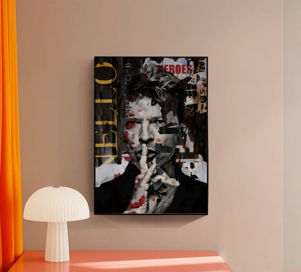 David Bowie plexiglass da kathrin-krieter