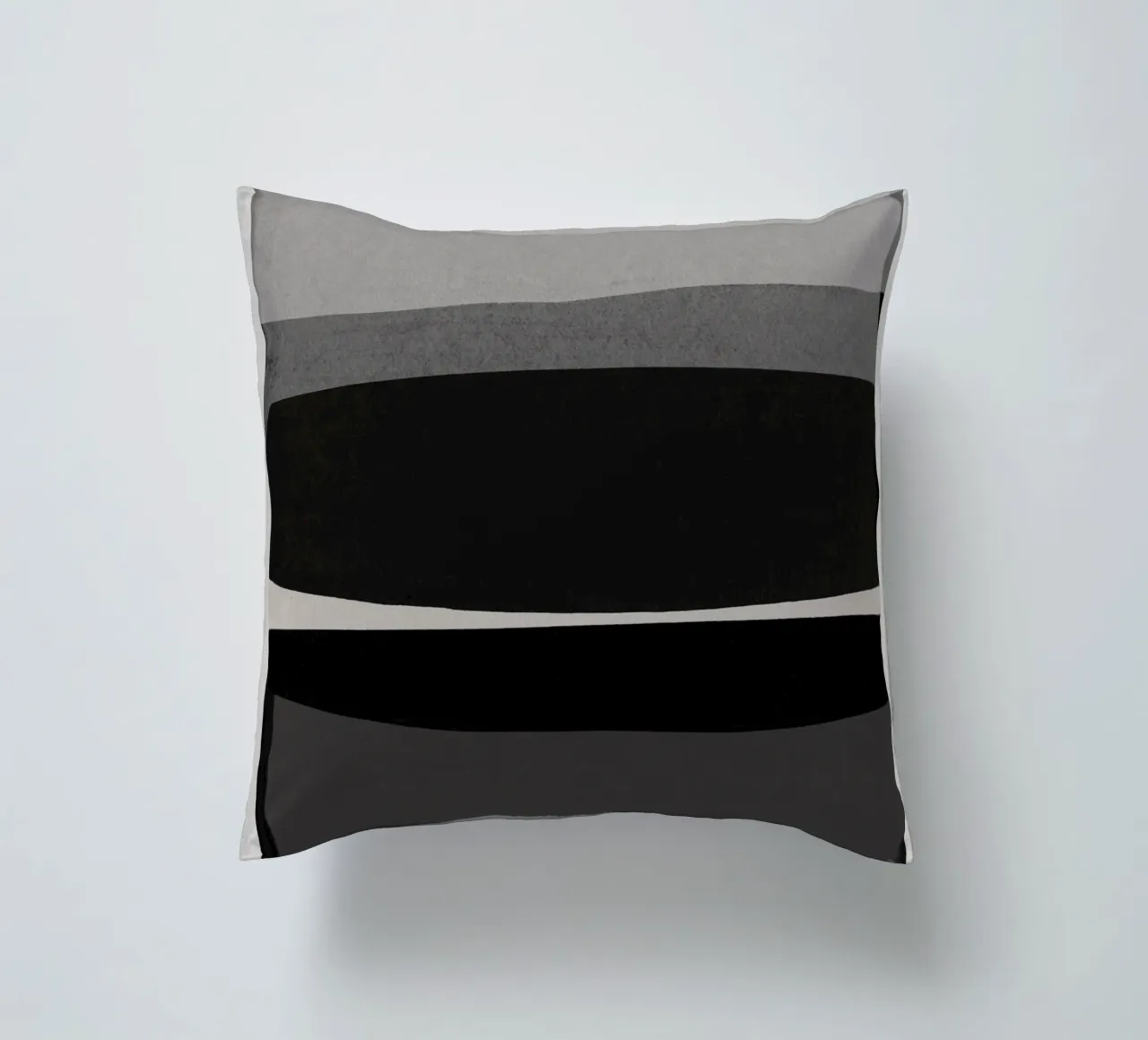 Bianco e nero moderno cuscino da Orara Studio