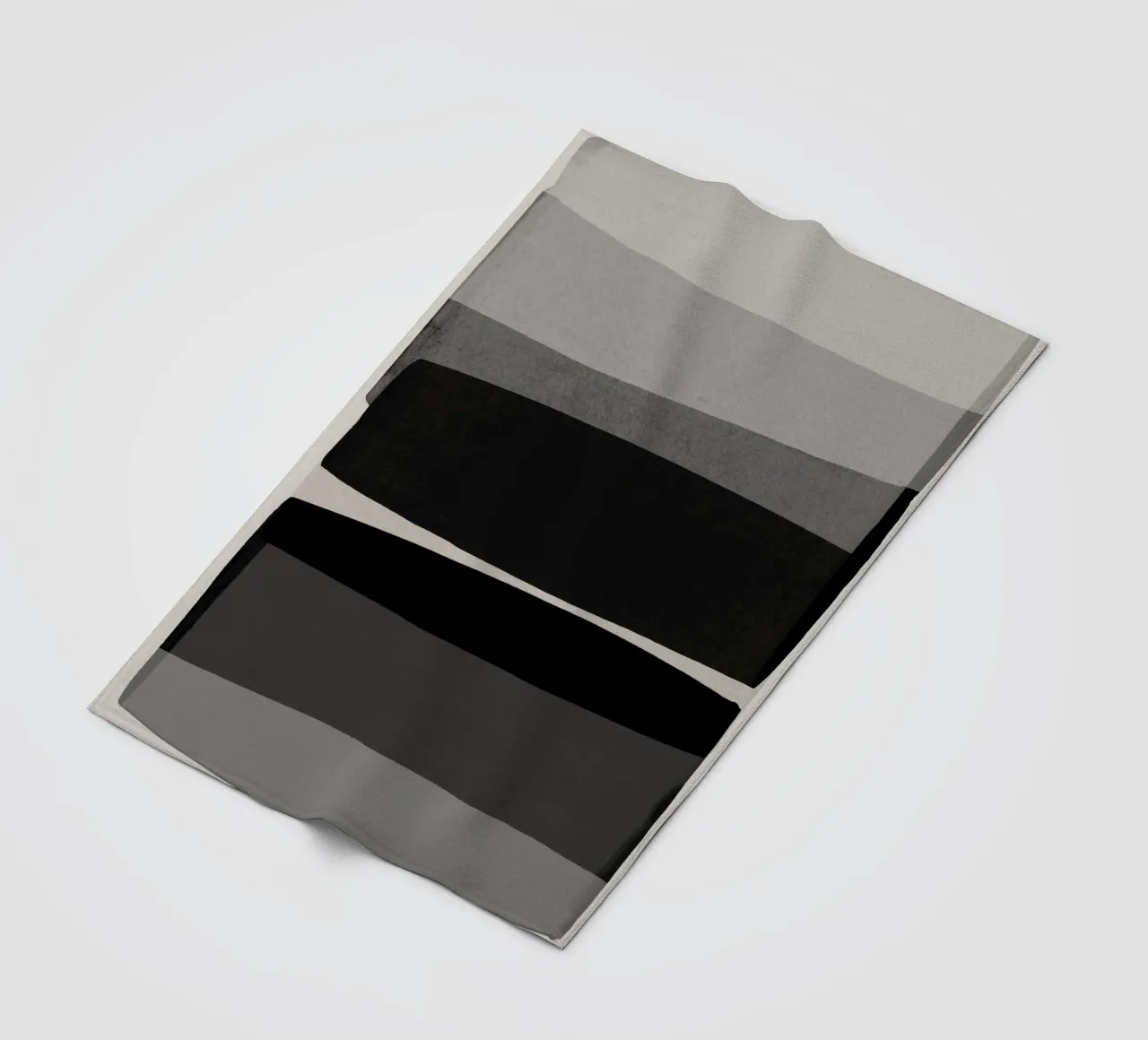 Bianco e nero moderno coperta in pile da Orara Studio