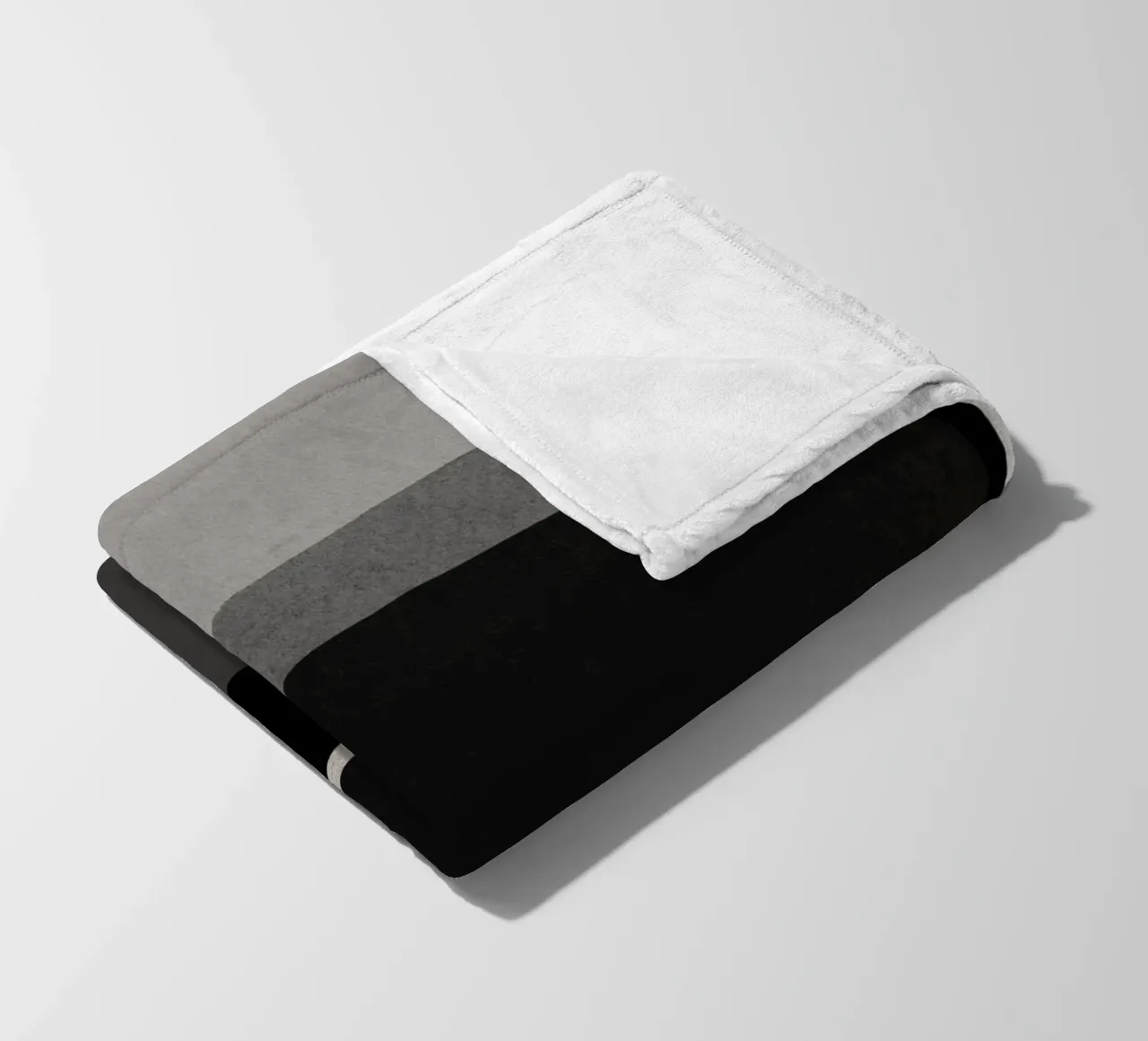 Bianco e nero moderno coperta in pile da Orara Studio