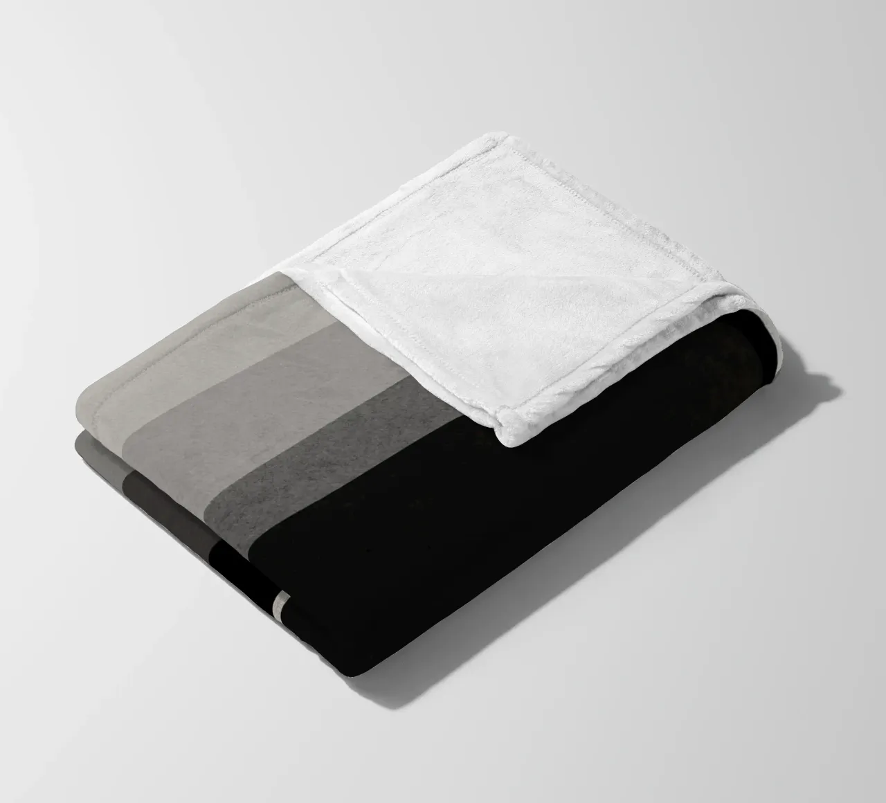Bianco e nero moderno coperta in pile da Orara Studio
