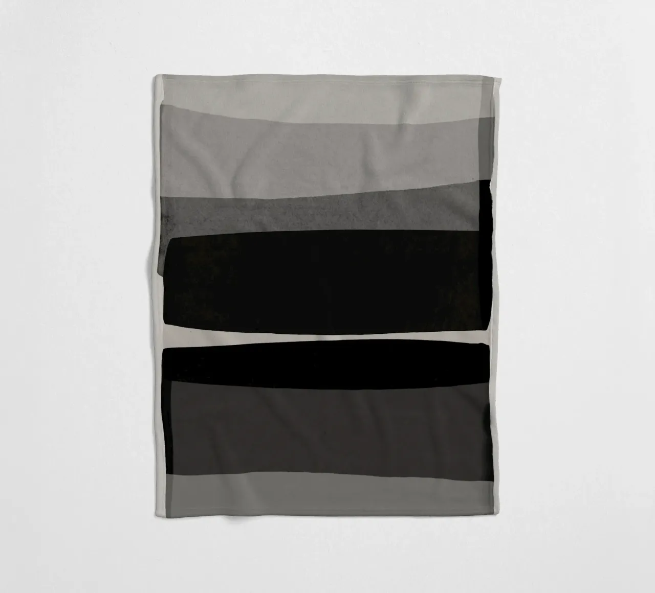 Bianco e nero moderno coperta in pile da Orara Studio