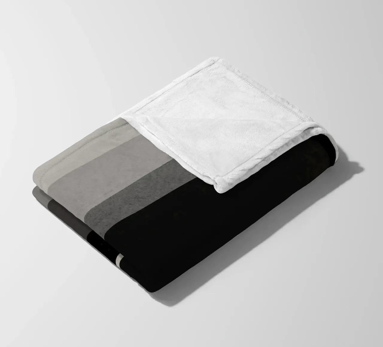 Bianco e nero moderno coperta in pile da Orara Studio