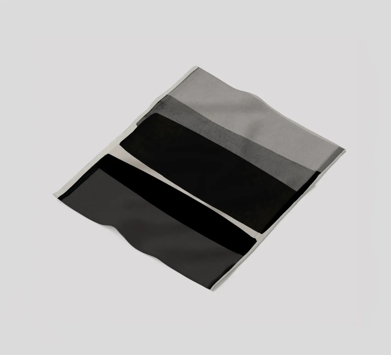 Bianco e nero moderno coperta in pile da Orara Studio