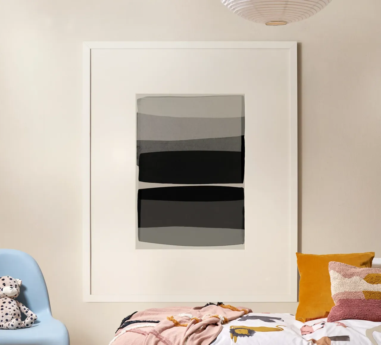 Bianco e nero moderno poster da Orara Studio